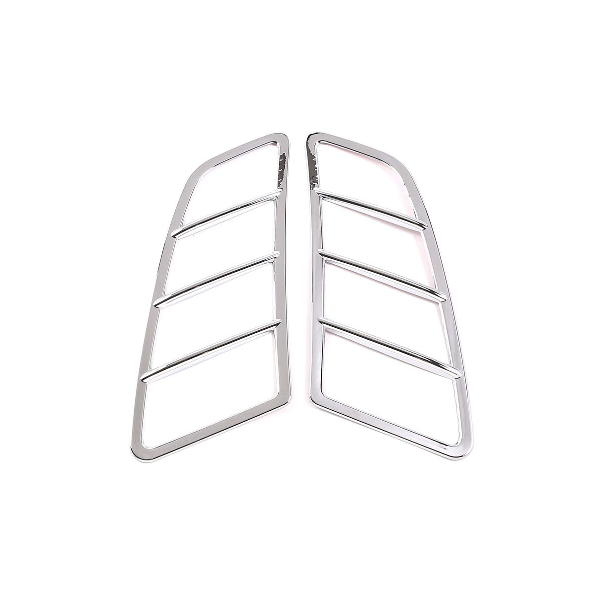 YIWANG ABS Auto Motore Tetto Aria Presa Telaio Decorativo Trim 2 Pz Per Benz SLK Classe R172 SLK200 250 350 2011-2015 Accessori Auto (Argento)