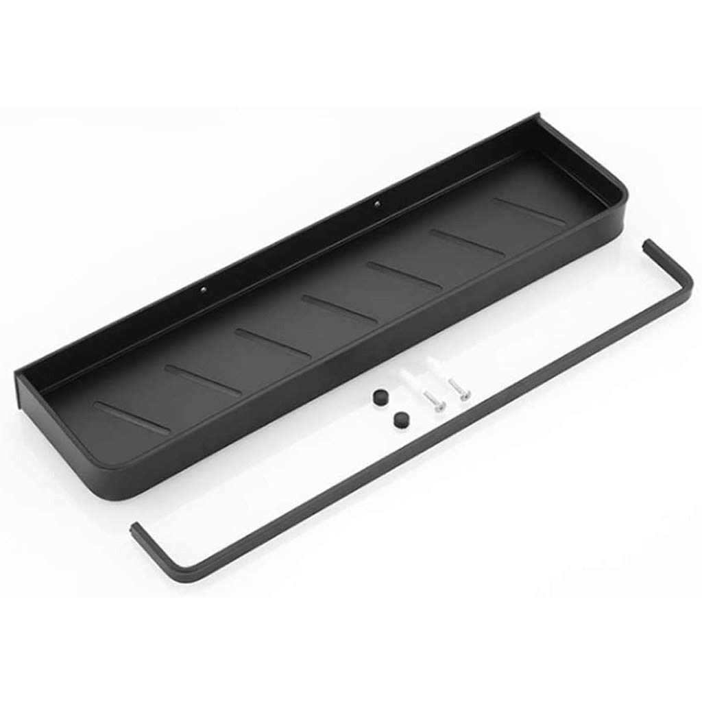 Mensole da Bagno, scaffale a Parete in Acciaio Inox con portasciugamani Integrato (Dimensioni: 50 cm)