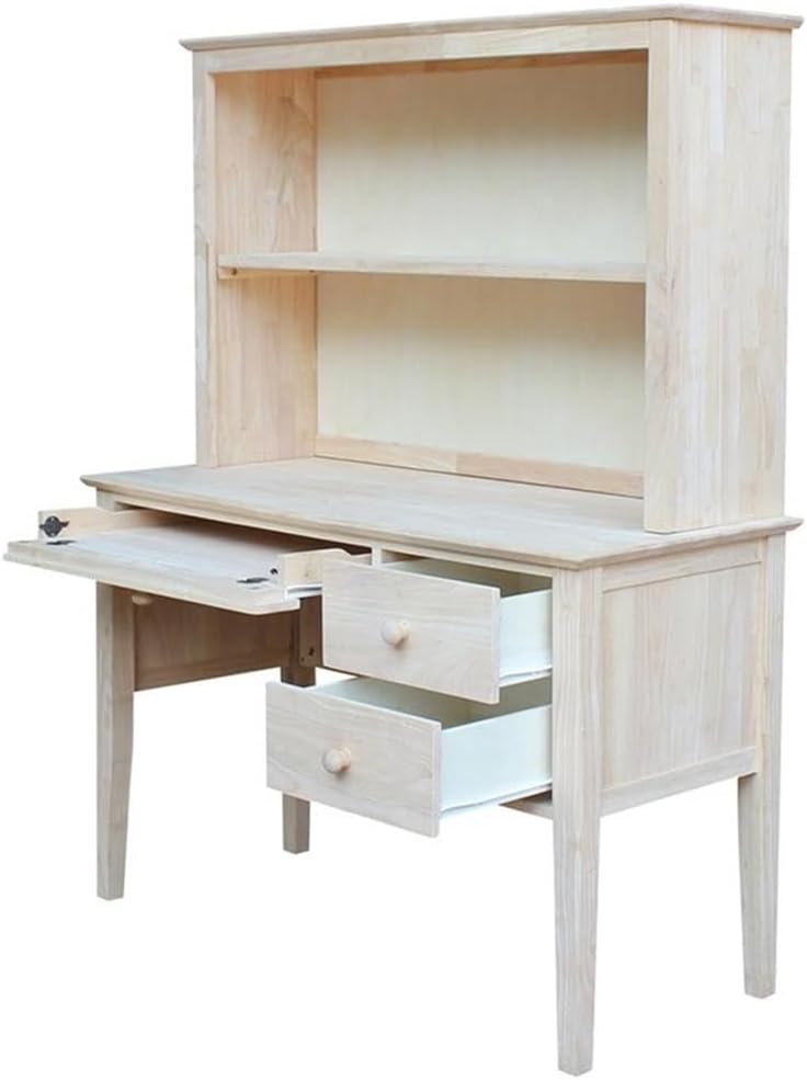 International Concepts Desk with Hutch