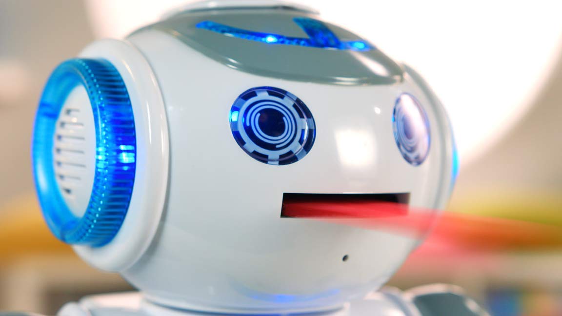 Lexibook, Powerman MAX, robot giocattolo parlante, multicolore, spagnolo, ROB80ES