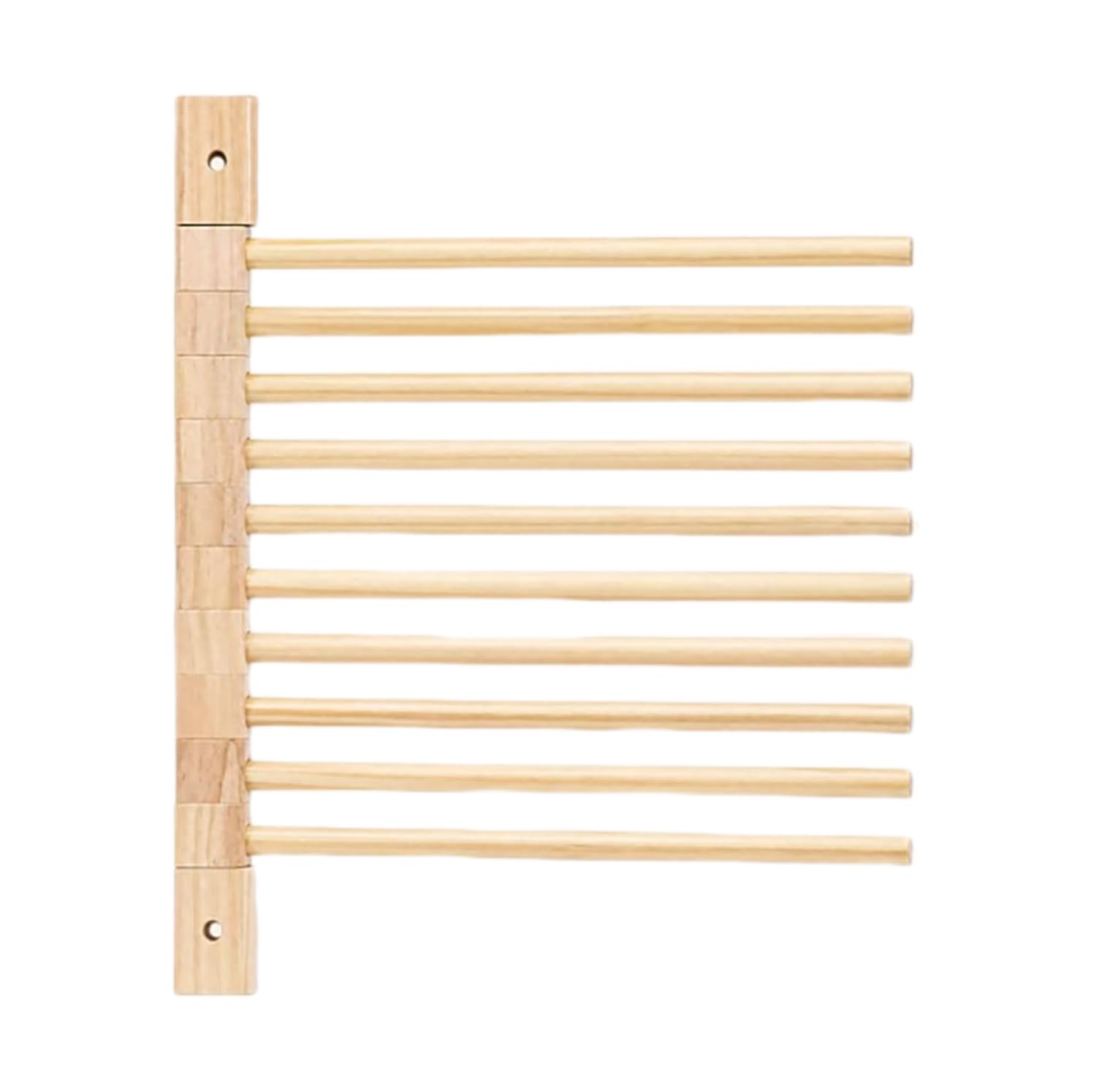 Wall Mounted Wooden Trouser Rack Studio Space Saving Storage Organizer
