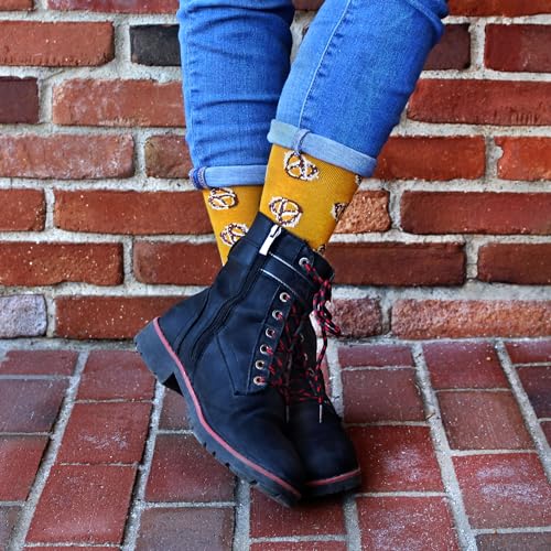 BambooMN Men's Cotton Colorful Design Fashion Novelty Dress Socks4