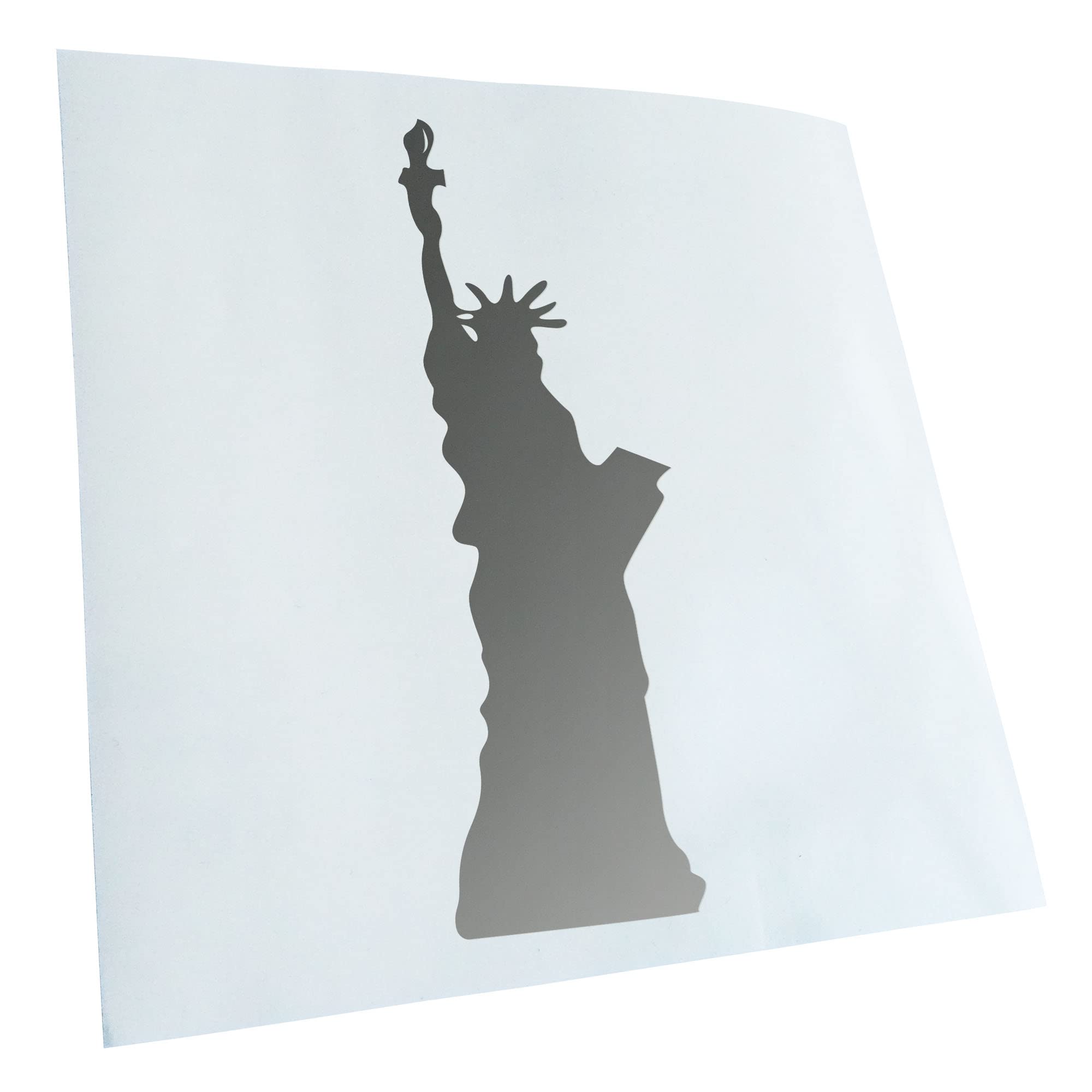 Kiwistar Statue of Liberty in 15 Colours Neon + Chrome Sticker