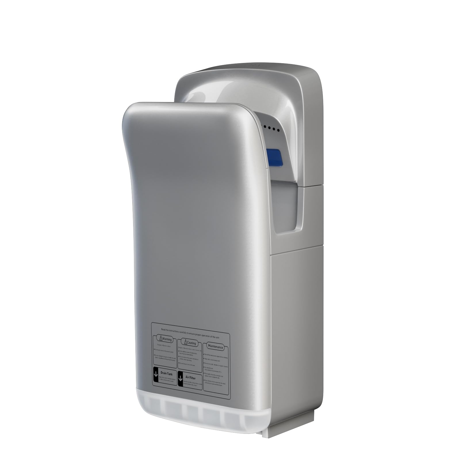 VELPAX 2000W sèche-Mains,sèche-Mains électrique Commercial,avec AEPH Filtre,10-12 Secondes pour sécher,Convient aux salles de Bains publiques, aux Cuisines et aux Bureaux