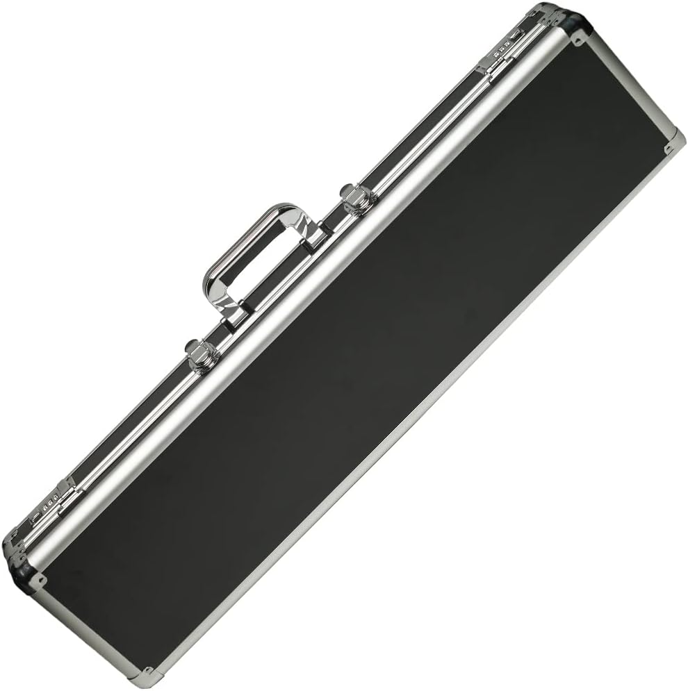 Action ACBX21 Billiard Cue Hard Case - Locking 31" Hard Shell Travel Case for Pool Sticks and Billiard Cues - Holds Multiple Cues