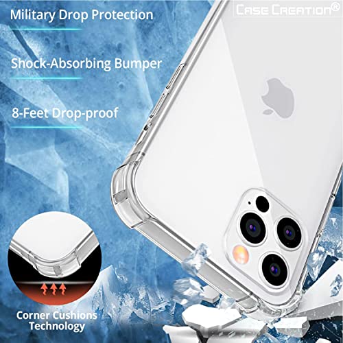 Image of Case Creation New iPhone 12 Pro Max Premium Imported 0.3mm Crystal Clear Totu Silicone Transparent Flexible Soft Corner Protection TPU Slim Back Case Color Cover for iPhone 12 Pro Max