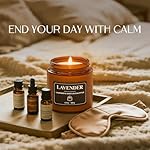 NORVENCE Scented Candles Gift Set, Stress Relief Candles for Home, Premium Soy Candle Set, Candles for Women and Men, Birthday & Christmas Gifts (Black & White, 7 oz) - Image 5