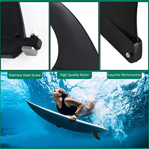 image for MAJOYLIFE SUP Fin,Universal Surfboard Fins for Stand Up Paddle Board,B
