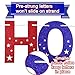 Gifloon Pre-Strung Welcome Home Banner, Patriotic Welcome Home Decorations for Military Army Returning Homecoming Party, Red Blue