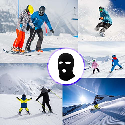 3-Hole Beanie Face Mask Ski-Warm Knit-Men and Women4