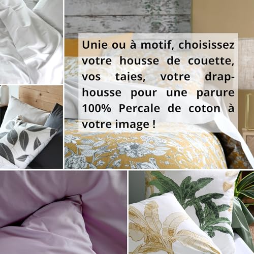 Funda nórdica STOF Jacinto de percal 100% algodón 240x220 cm para cama doble 7