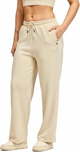 Boldfit Track Pants for Woman, Trousers for Women Wide Leg, Gym Pant with Pockets, Adjustable Drawstring Waist Lower, Work...