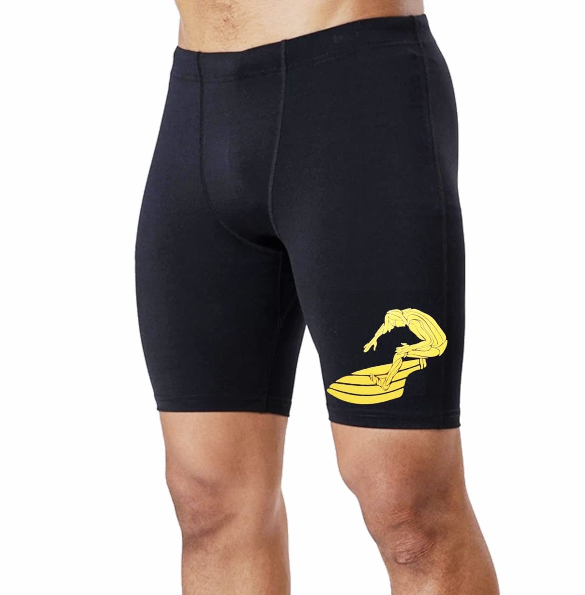Cycling Shorts | Sportswear-Surfing Print-image-5