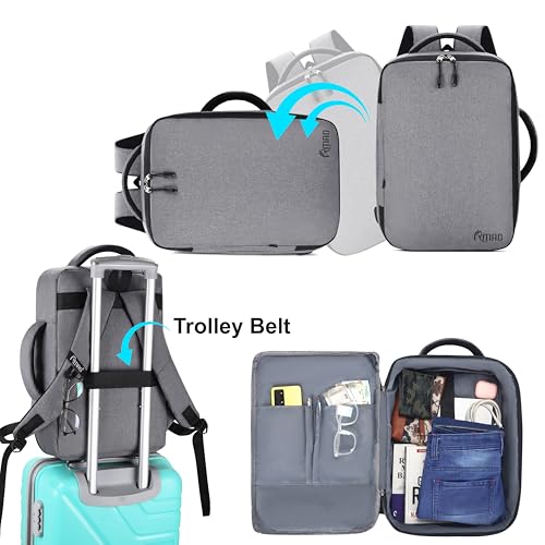 Image of IRMAO Large Capacity Classic Fashion Multi Functional Business Backpack Durable Daily Waterproof Travel Laptop Backpack (D HAND)