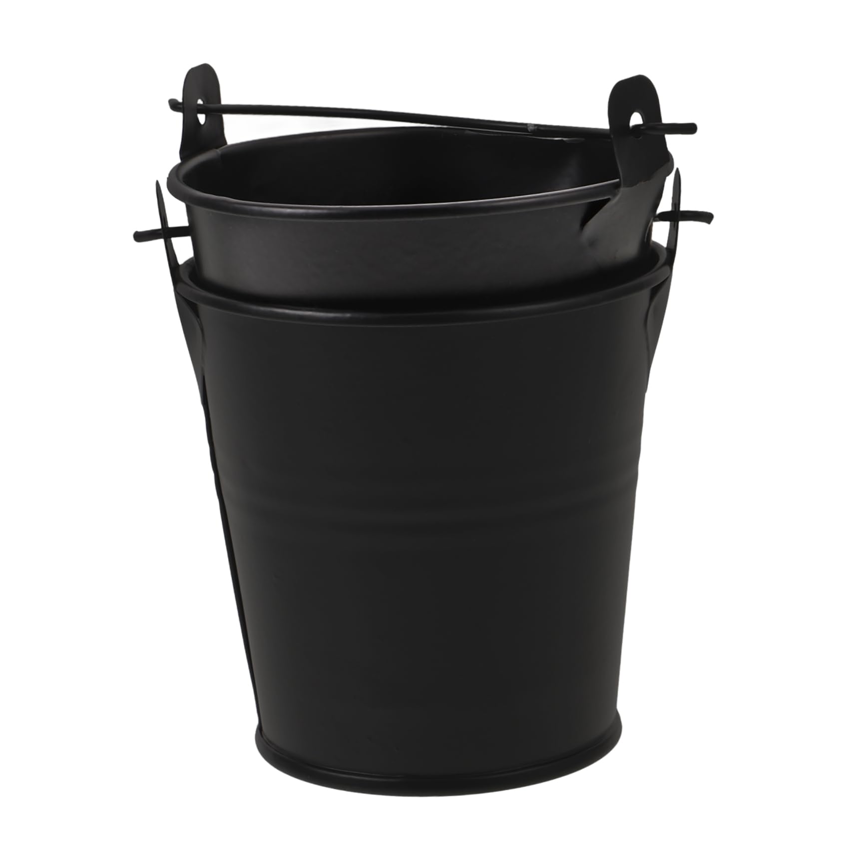 BCOATH 2pcs Outdoor BBQ Grill Smoker Grease Bucket Metal Cooking Grease Container Accessory