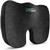 iamcomfi Coccyx Cushion – Medium Hardness – Seat Cushion for Office Chair Desk & Car, Driving – Premium Heat Sensitive & Durable Memory Foam Sitting Pillow