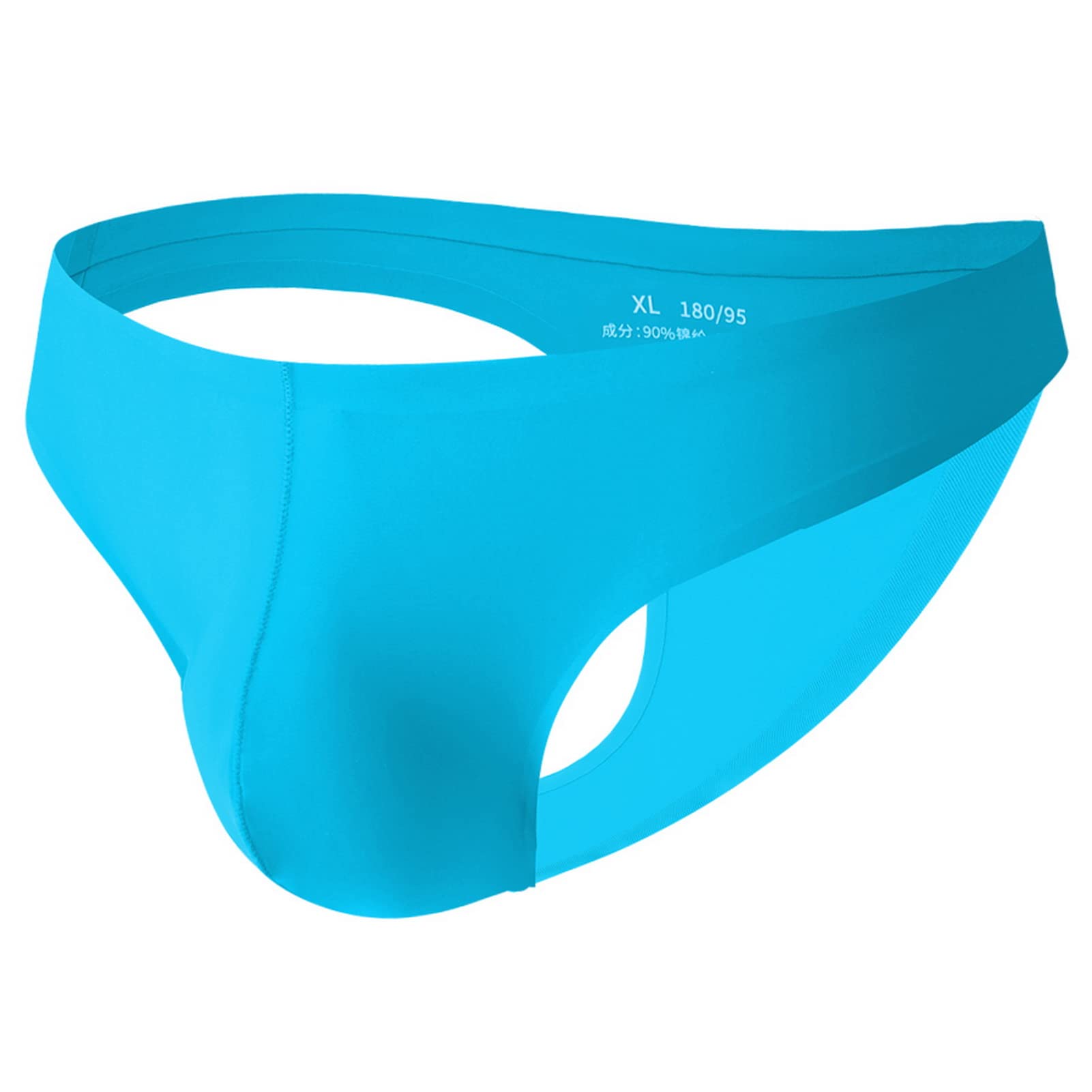 Faringoto Herren-Unterwäsche, Slip, nahtlos, Bikini-Unterhose, U-Tasche