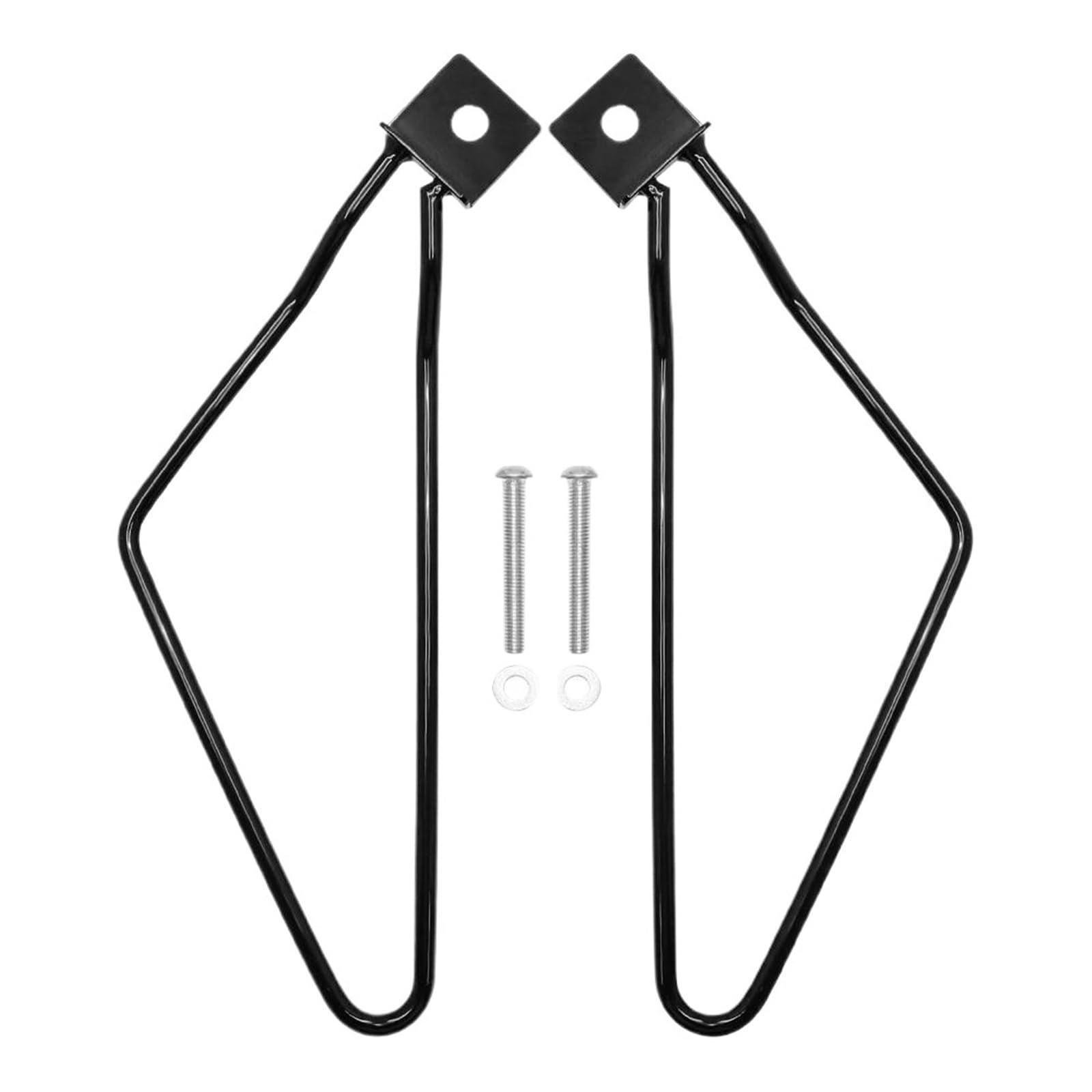 Motorrad Dachgepäckträger Motorrad Teile Satteltasche Unterstützung Bar Halterung Für Harley Für Sportster 883 Für Iron XL883N(Schwarz)