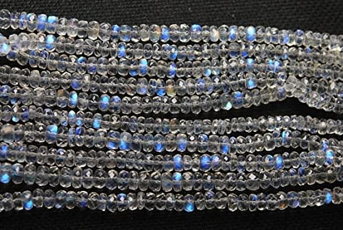 Pierre de lune arc-en-ciel 3mm LKBEADS lot de 25 perles fines de qualité supérieure