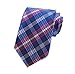 MENDENG New Classic Striped White Black Streak 100% Silk Men's Tie Necktie Ties