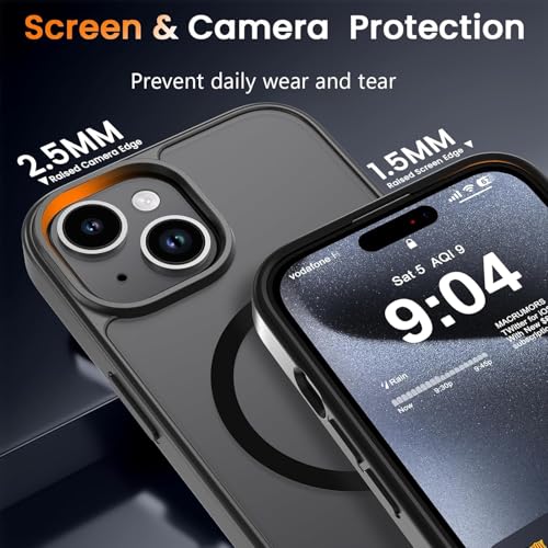 Image of EGOTUDE Frosted Case for iPhone (iPhone 14 /13) Black