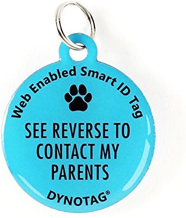 Dynotag Web High order Enabled Super Pet ID Steel Coated Deluxe 70% OFF Outlet Tag. Smart