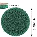NEFLUM 3inch Nylon R-Type Sanding Disc Roll Lock Surface Conditioning Disc Quick Change Grinding Wheel for Air Angle Die Grinder Tool,Green