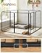 Feandrea Freilaufgehege, Laufstall DIY, mit 8 Gitterplatten je 80 x 100 cm