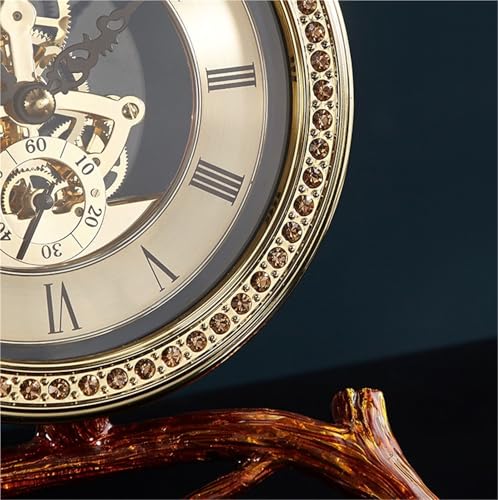 Reloj de mesa esmaltado para decoracion de salon y regalo de escritorio 5