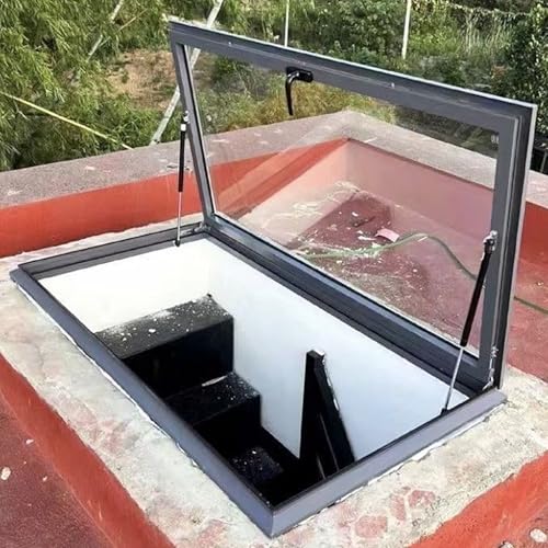 Tragaluz para techos con estructura duradera con asa para iluminación de tejados