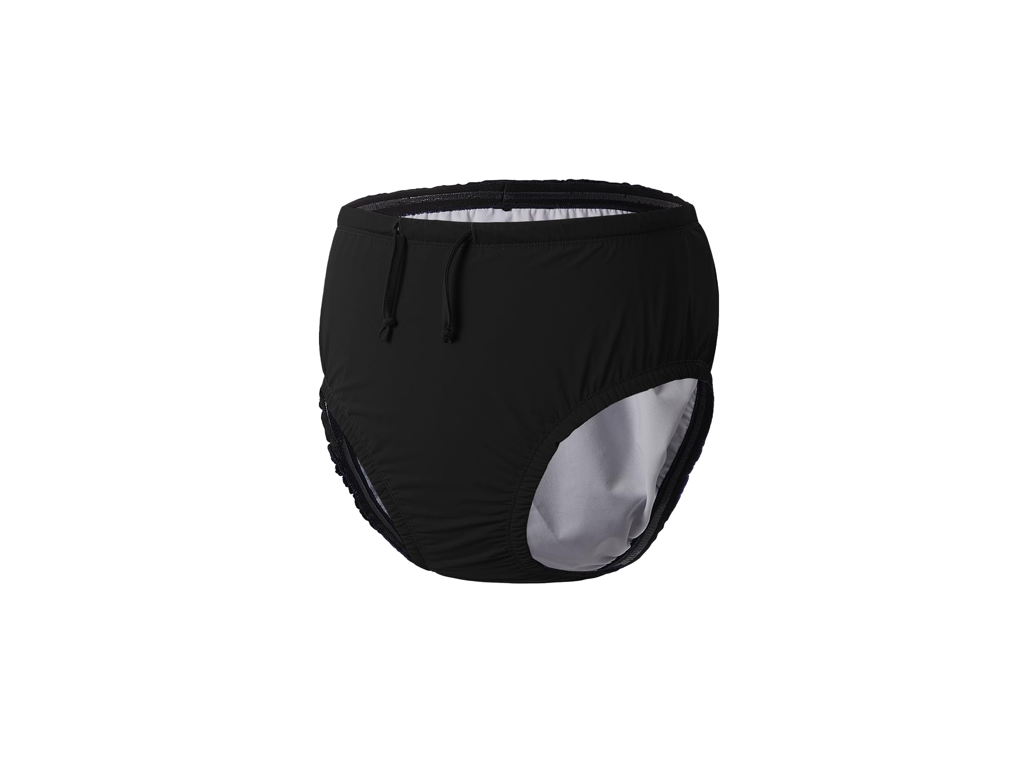 EEOST Youth Special Needs Reusable Swim Diapers Swimwear for Incontinence Cloth Diaper Covers Waterproof,Leakproof, Unisex (12-14T, Black)