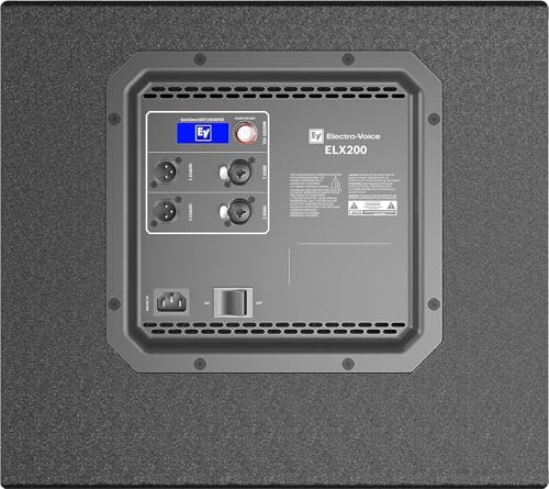 electro-voice elx200-12sp 1234 1200w powered subwoofer black