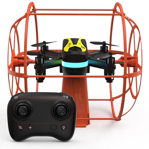 Morlyrctooy M17 Anfänger-RC-Quadrocopter Mini-Drohne mit Schutzabdeckung Land- und Luft-Dualmodus Einfaches Indoor Drone 3D-Flip-Funktion Kopfloser Modus Ein-Tasten-Bedienung Morlyrctooy M17 Anfänger-RC-Quadrocopter Mini-Drohne mit Schutzabdeckung Land- und Luft-Dualmodus Einfaches Indoor Drone 3D-Flip-Funktion Kopfloser Modus Ein-Tasten-Bedienung