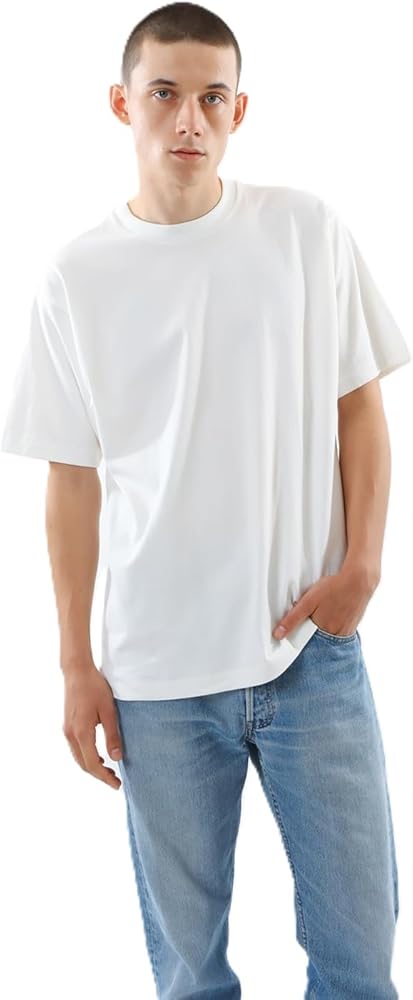 Amazon | [ヘインズ] アンダーウェア 半袖 綿100％ 丸胴仕様