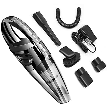 SalLady Car Vacuum Cleaner Portable Handheld Car Interior Vacuum Hand Vacuum Cleaner Detachable Washable Reusable Lightweight