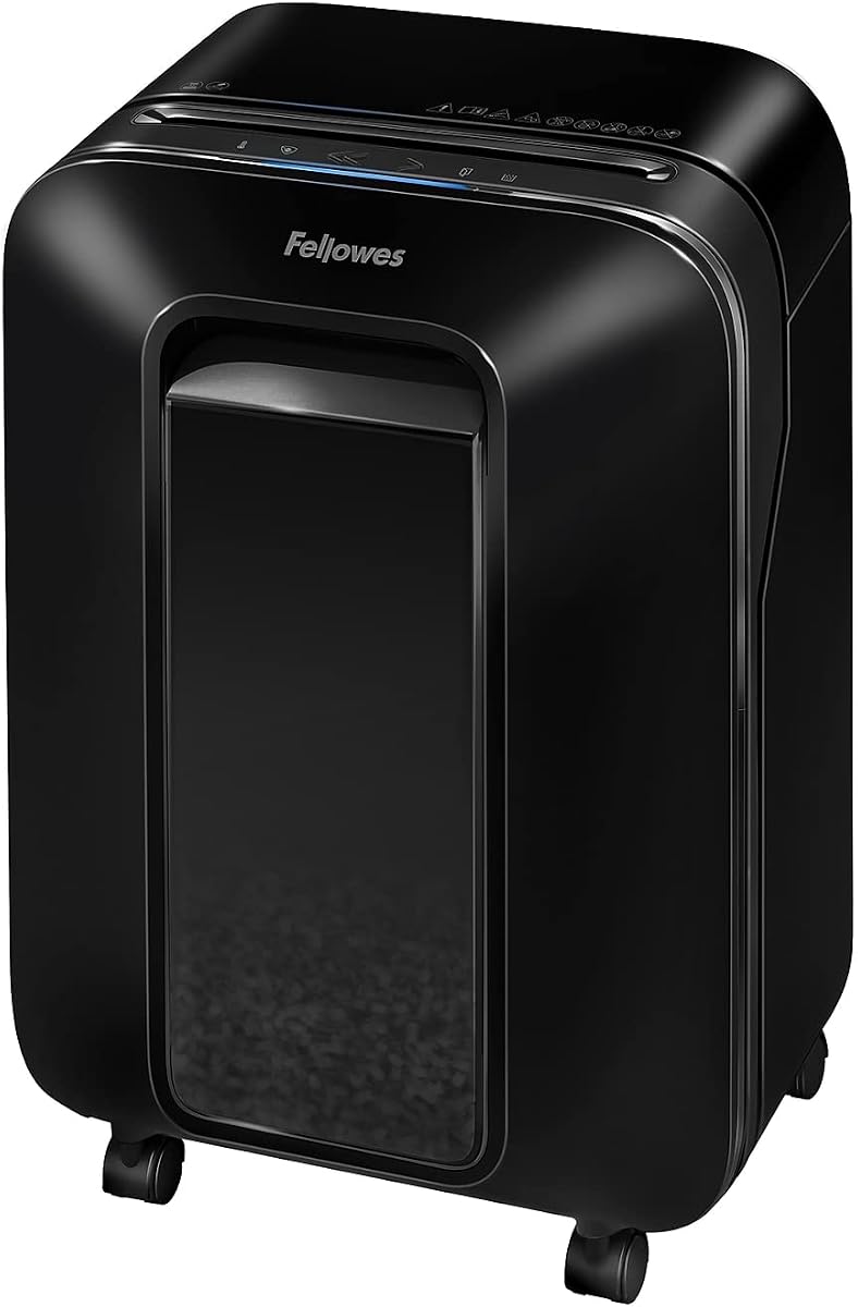 Powershred LX200 Micro-Cut Shredder, 12 Manual Sheet Capacity, Black