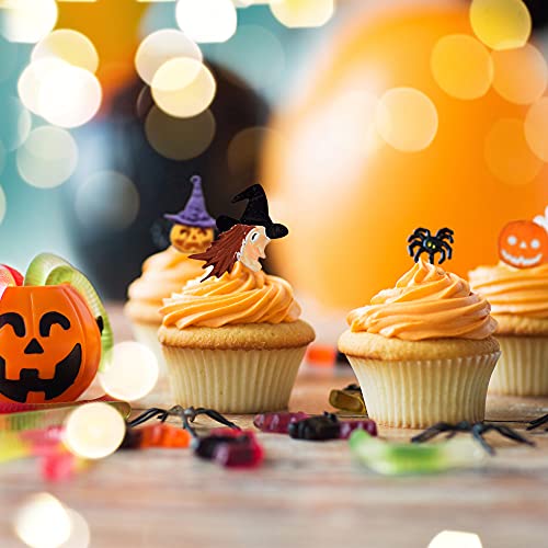 7Pcs Halloween Fondant Molds Mini Halloween Pink Resin Mold Ghost Witch Spider Web Pirate Pumpkin Skull Skull Hand Bat Silicone Chocolate Molds #TOP5