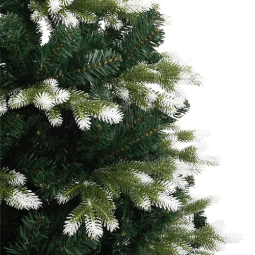 Árbol de Navidad artificial sin caída de agujas de 180 cm con soporte robusto estable 4