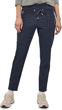Pantaloni Jogging Donna Cecil - Morbidi In Poliestere E Viscosa Con Cintura Elastica