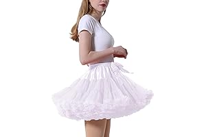 Petticoats for Women Cosplay: Fluffy Chiffon Tutu Skirts for Princess, Ballet, or Lolita