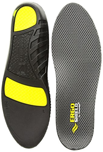 Powerstep ErgoShield Work Plus Insoles, black, Men's 9-10.5, Women's 11-12.5 Regular US