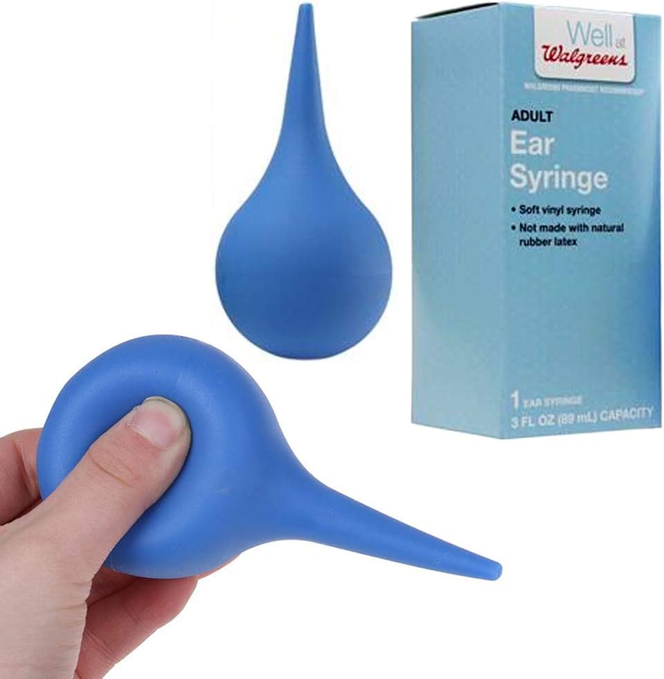 Generic 1 Pc Adult Ear Syringe Bulb EarwaxRemoval Soft Nasal Aspirator Suction