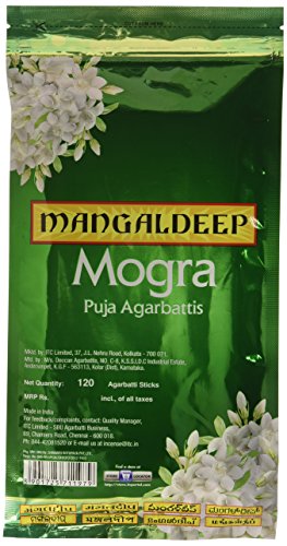 Mangaldeep Mogra Gold Agarbatti Ziplock - 120 Sticks