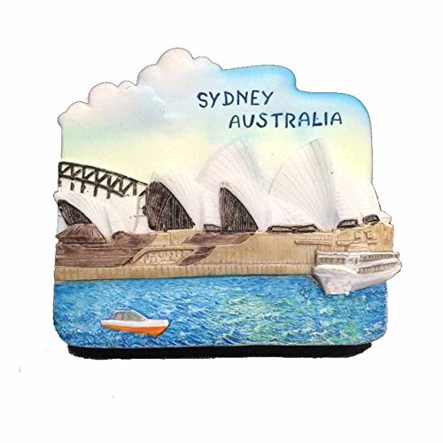 Wedare Magnet Souvenir Sydney Australia 3D Refrigerator Travel Souvenirs,Hand-Made Resin Home Decoration,Sydney Fridge ic Sticker