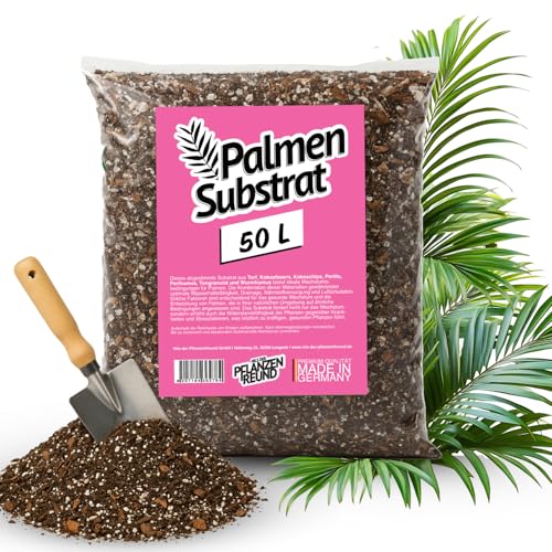 Nils der Pflanzenfreund® Tierra de Palmeras [sustrato de Palmera] 50 L | Rico en nutrientes | Tierra para macetas | Tierra para Plantas Verdes | Tierra Vegetal | Tierra Universal | Tierra de Palmera