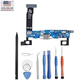Unifix-Charging Port Flex Cable Dock Connector USB Port Replacement for Samsung Galaxy Note 4 N910A AT&T + Premium Tools