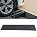 Shkalacar Heavy Duty Rubber Curb Ramp, 22000LBS Capacity Industrial Grade Portable Threshold Ramp with Hollow Grid Structure for Cars Trucks Forklifts Loading Docks Car Slope