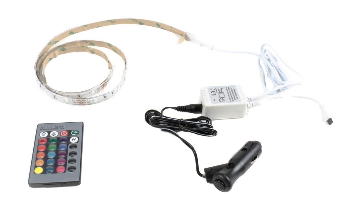 All Ride LED-Deko-Band, außen mit Infrarot-Fernbedienung, Mehrfarbig, multifunktional, 12/24V, 60 LEDs, 200cm