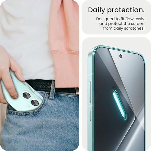 Image of FIRST MART Tempered Glass for Poco X8 Pro 5G with Blue Camera Ring Guard & Installation Kit | HD Clear Edge-to-Edge Screen Protector, Scratch Resistant, Case-Friendly | Pack of 1