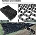OHHRRIDGO Shed Base Plastic Grid,2-Inch Thick Geo Ground Stabilization System - Foldable Gravel Driveway for DIY Patio Walkway RV Parking Slopes & Garden Expansion(1m x 6m (3.3X20ft))